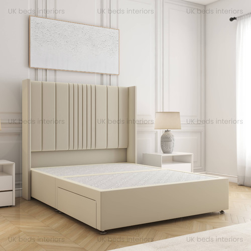 Plush velvet divan bed set - divan,