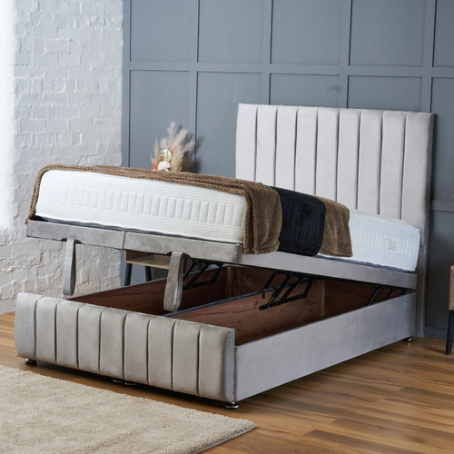 Solid divan ottoman bed - divan,