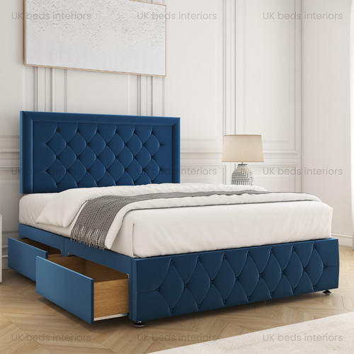 Double divan base - base, plush