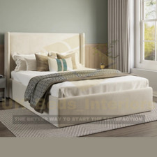 Winged back Bed Frame Plush