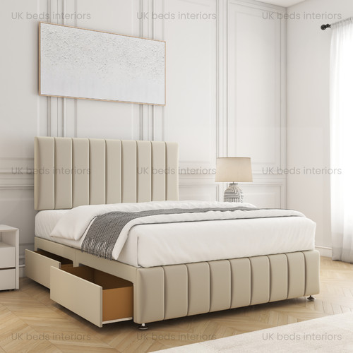 Reinforced divan bed set - bed, 24"