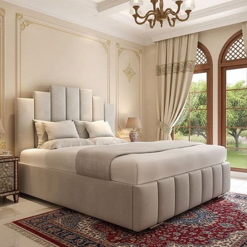 Double crown bed frame - bed, plush