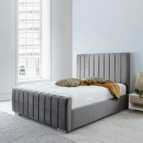 Ottoman storage panel plush