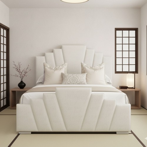 Crown art deco bed - crown,