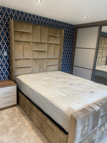 Ottoman storage bed panel - storage,