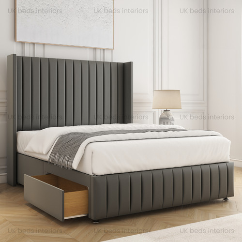 Plush divan bed set - set, 54"