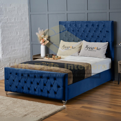 Luxury upholstered bed - bed, frame
