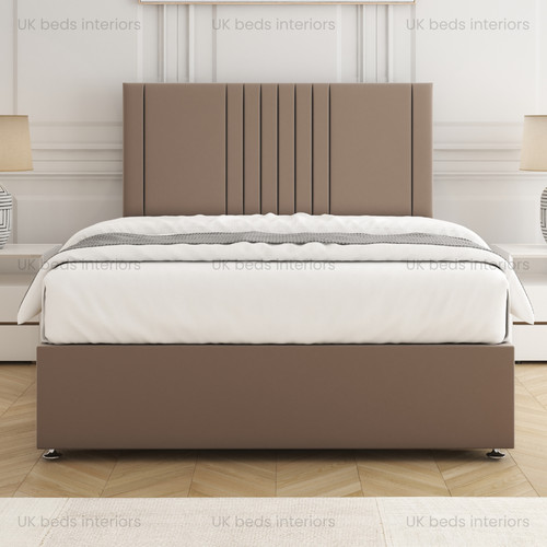 Reinforced plush velvet divan - plush,