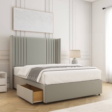 Luxury Divan Bed Plush Velvet