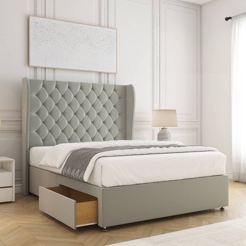 Reinforced divan base bed - base, set