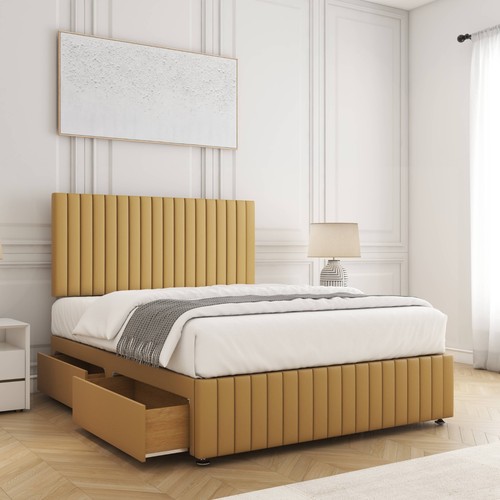 Divan bed set plush - set, velvet