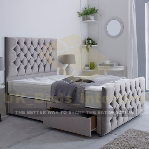Reinforced divan bed set plush - reinforced,