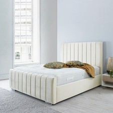 Ottoman storage panel plush