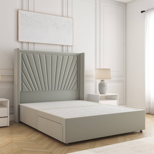 Upholstered sunrise divan bed - upholstered,